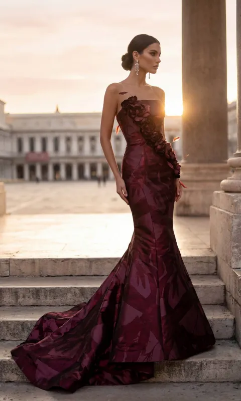 Long Formal Dress: Terani 261E6259 made by Terani Couture