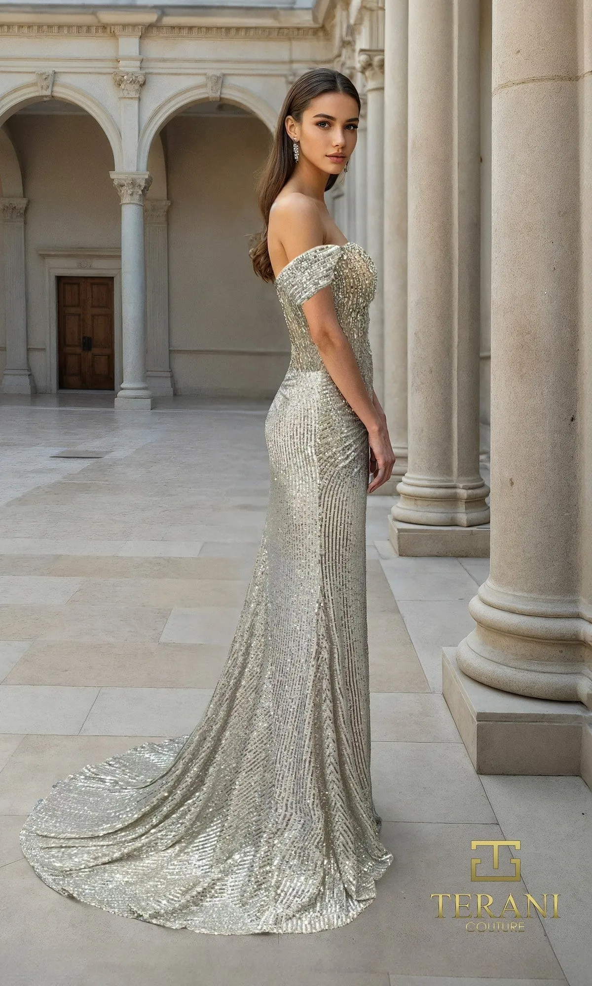 Long Formal Dress: Terani 261P6106 sold by PromGirl product image thumbnail 4