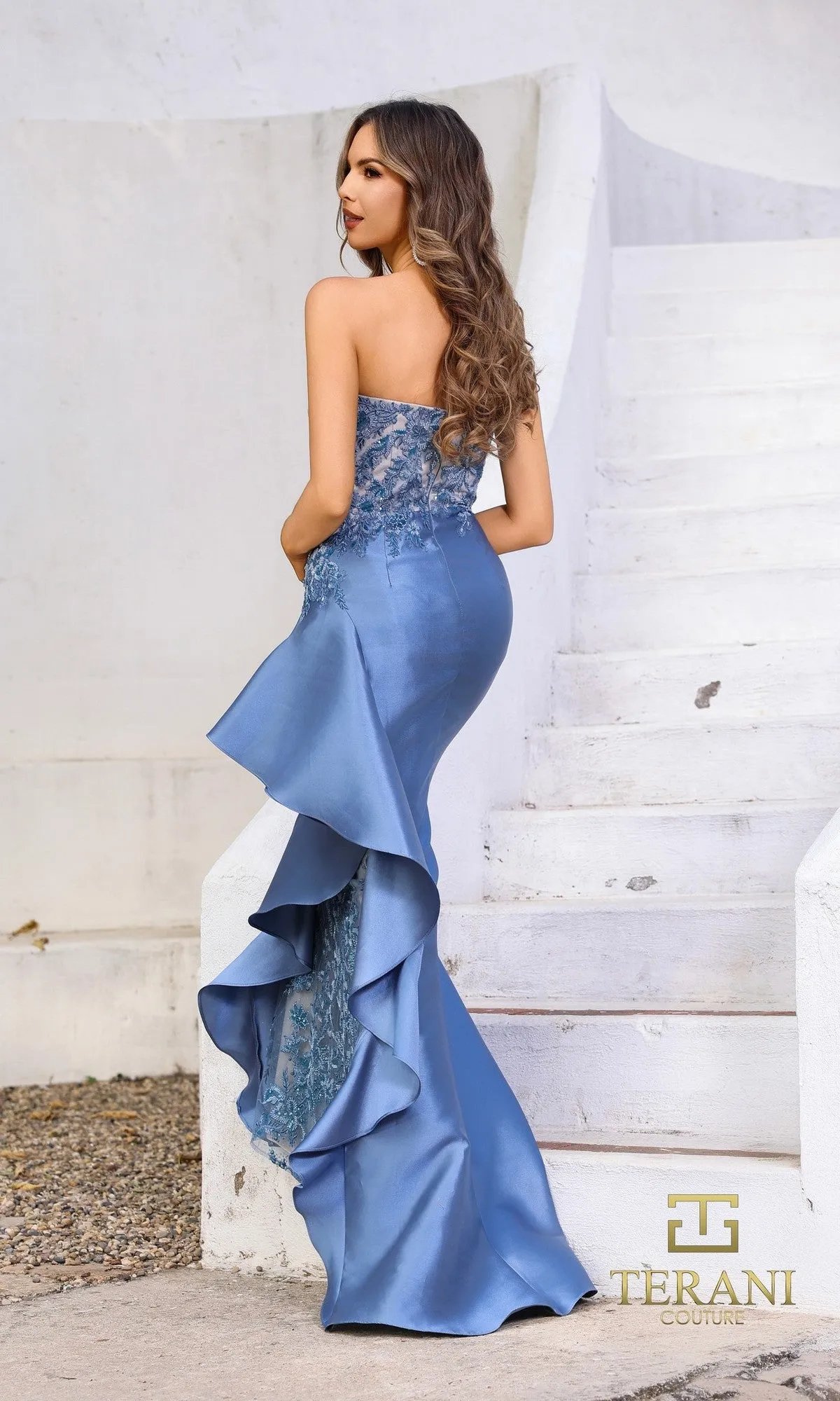 Long Formal Dress: Terani 252E5534 sold by PromGirl product image thumbnail 2