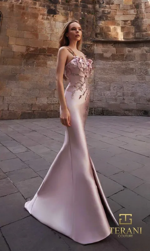 Long Formal Dress: Terani 261E6632 made by Terani Couture