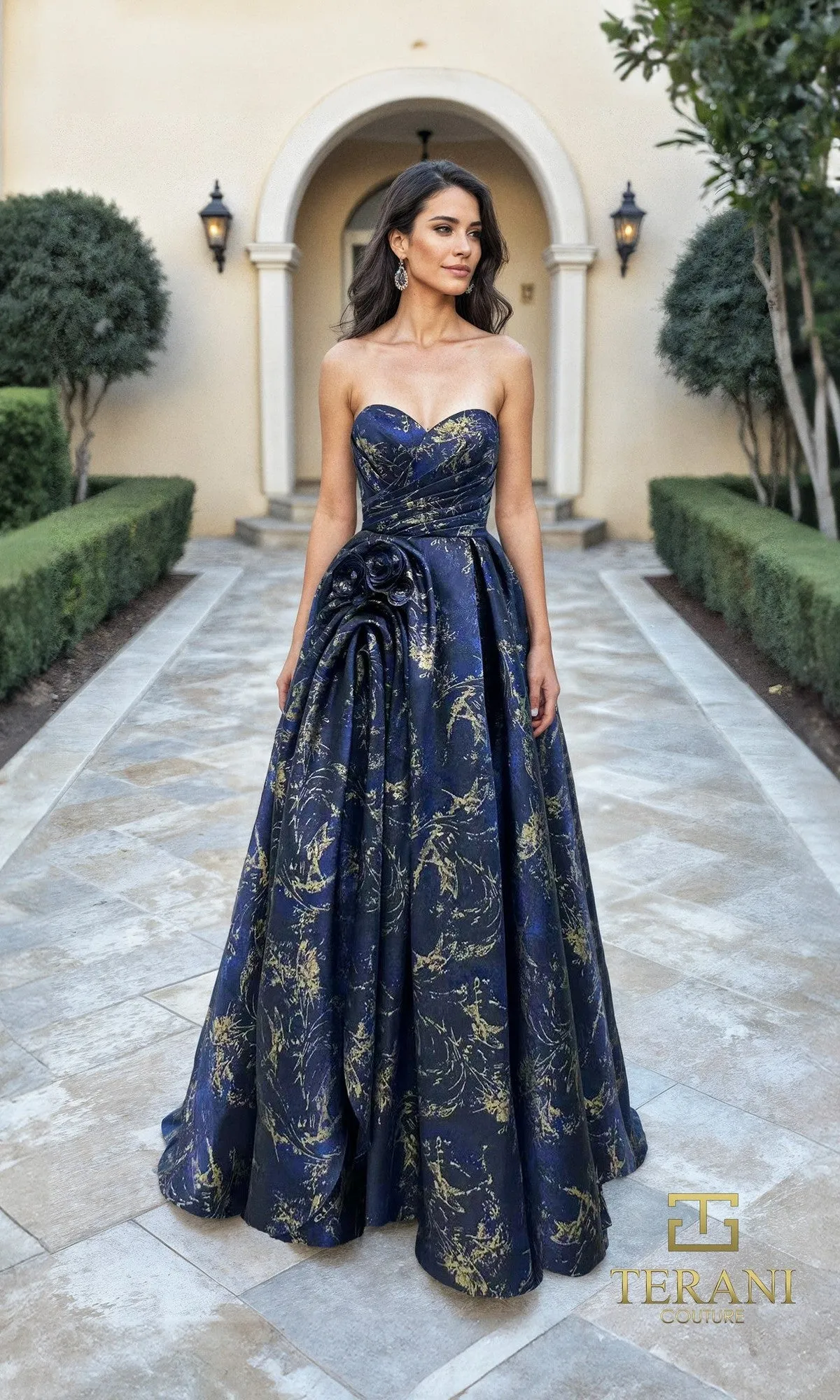 Long Formal Dress: Terani 261E6266 sold by PromGirl