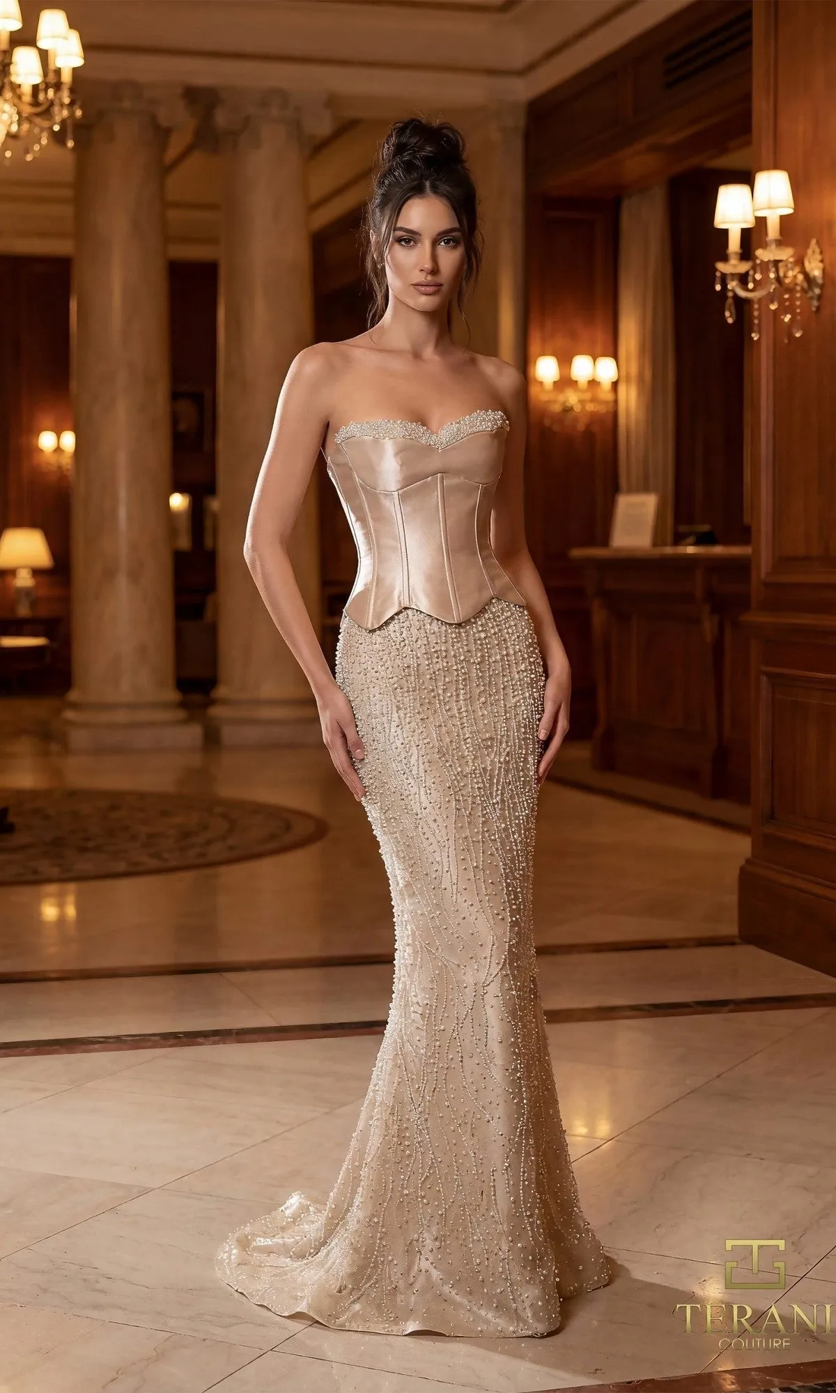 Long Formal Dress: Terani 261E6238 sold by PromGirl product image thumbnail 4