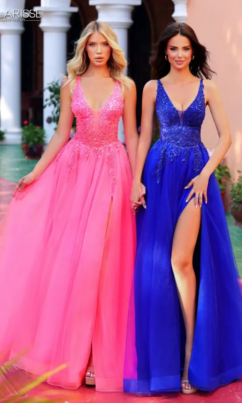 Sparkly Beaded Prom Dress: Clarisse Designs 62221 made by PromGirl