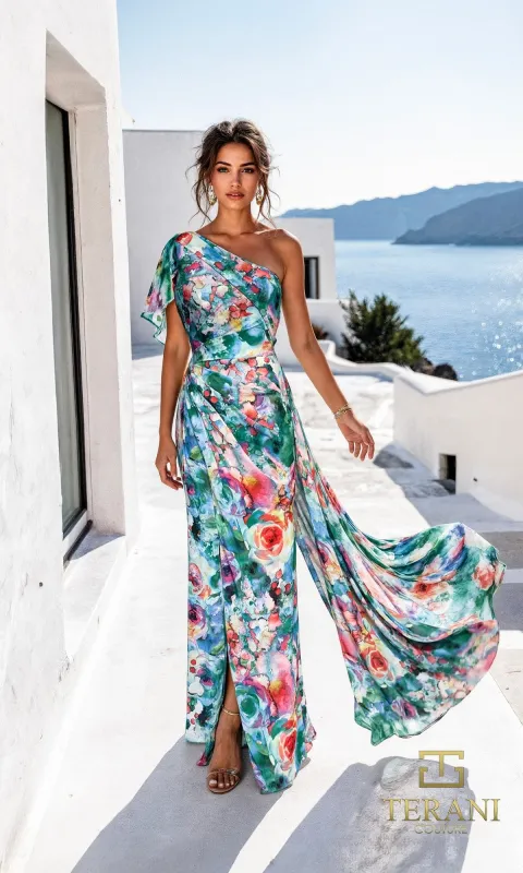 Long Formal Dress: Terani 261E6646 made by Terani Couture