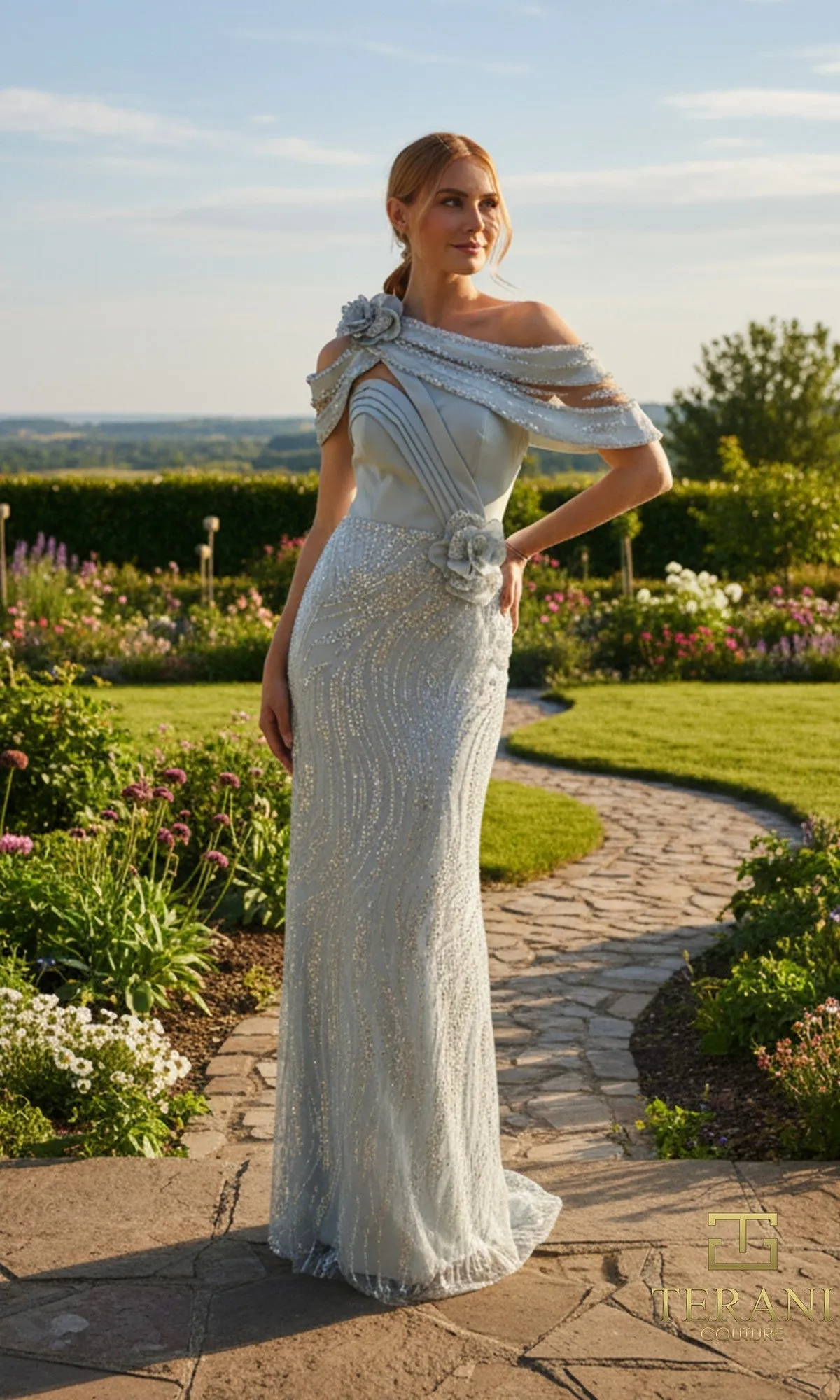 Long Formal Dress: Terani 261M6427 sold by PromGirl