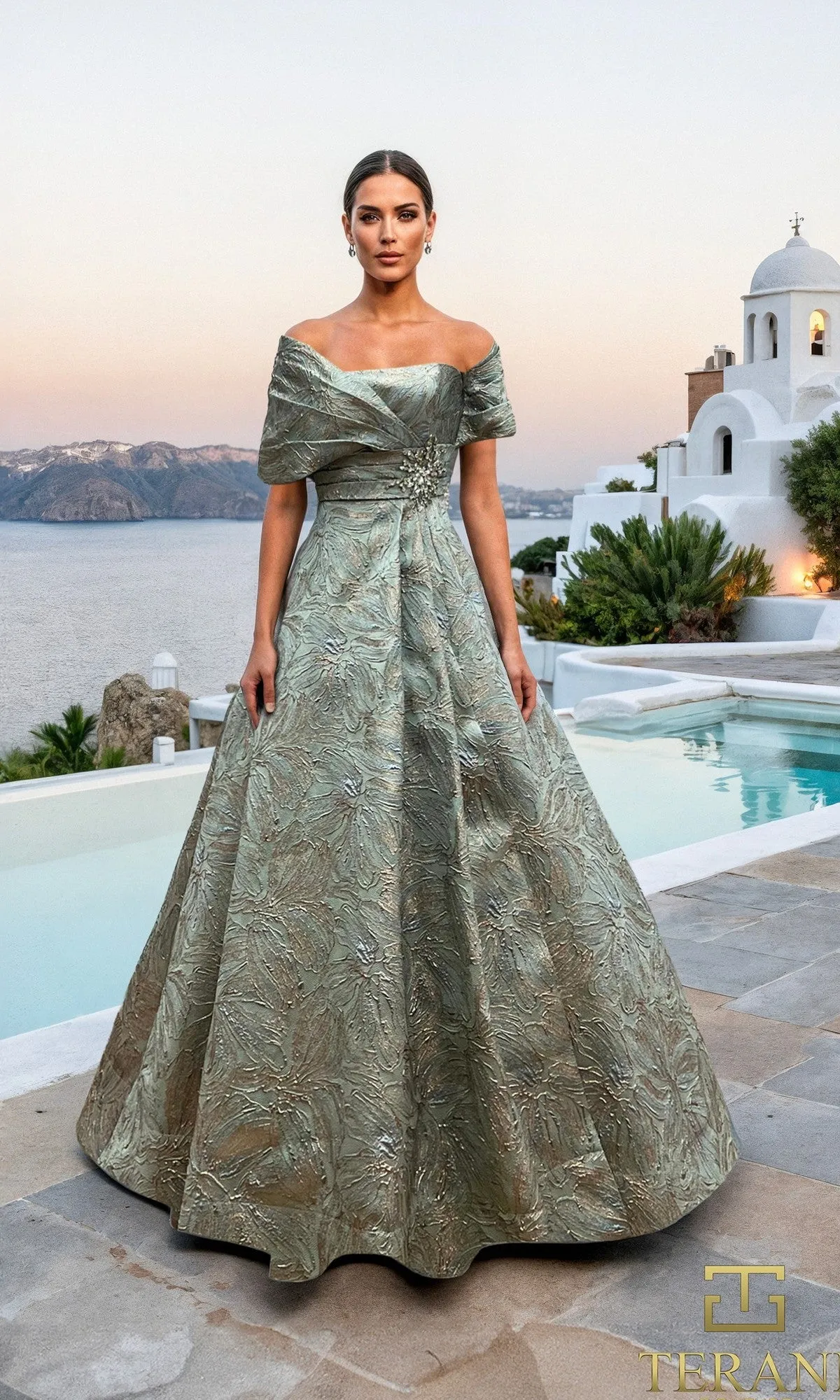 Long Formal Dress: Terani 261M6453 sold by PromGirl