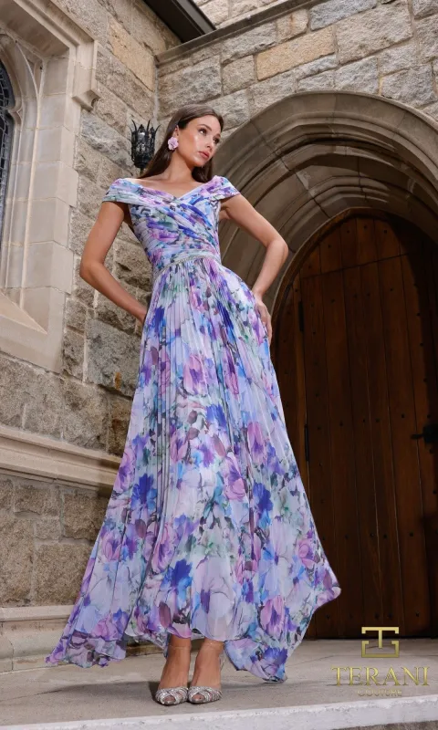 Long Formal Dress: Terani 261C6641 made by Terani Couture