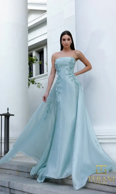 Long Formal Dress: Terani 261E6195 made by PromGirl