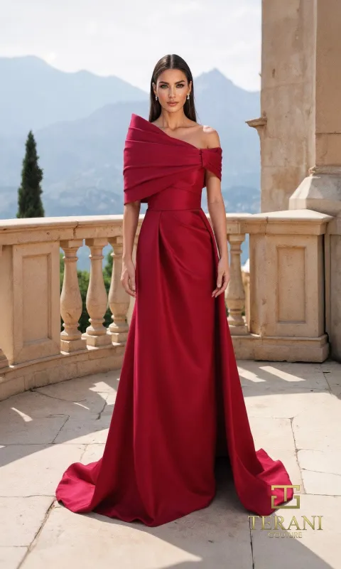 Long Formal Dress: Terani 261M6415 made by PromGirl