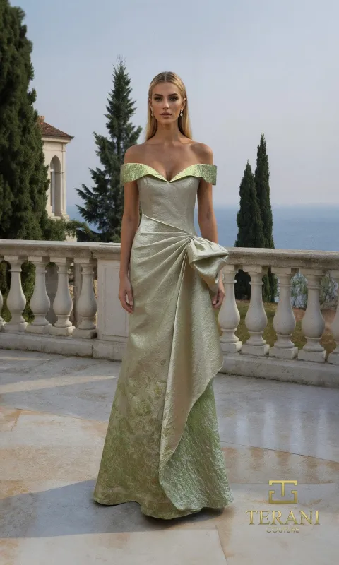 Long Formal Dress: Terani 261M6451 made by Terani Couture