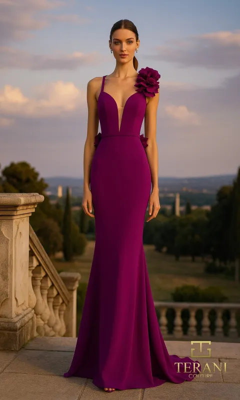Long Formal Dress: Terani 261P6061 made by Terani Couture
