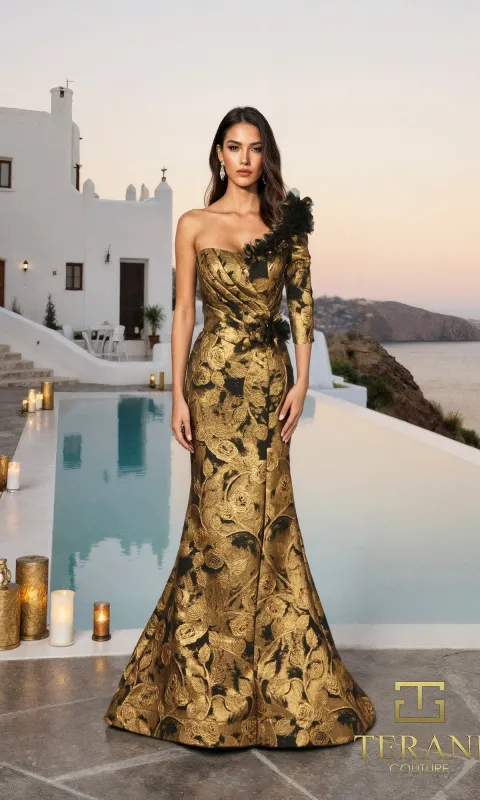Long Formal Dress: Terani 261E6275 made by PromGirl