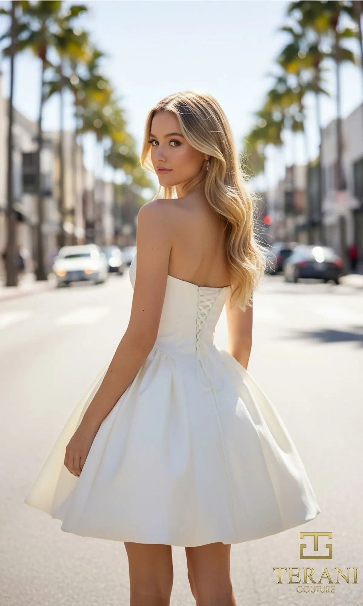 Short Prom Dress: Terani 261P6176 sold by PromGirl product image thumbnail 5