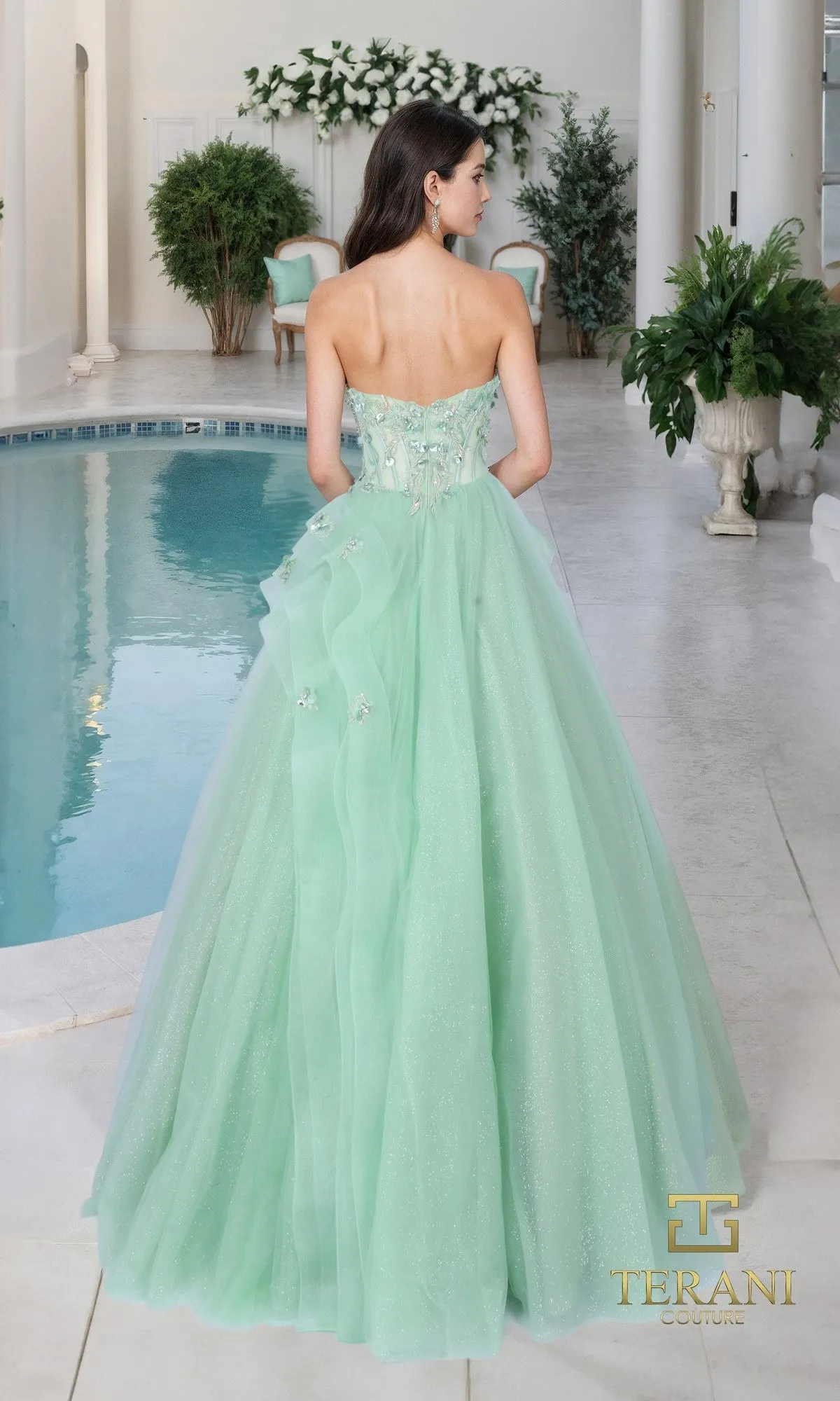Long Formal Dress: Terani 261P6197 sold by PromGirl product image thumbnail 2