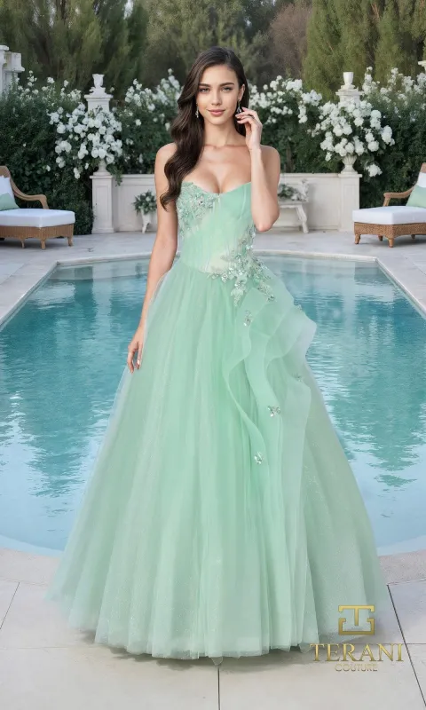 Long Formal Dress: Terani 261P6197 made by Terani Couture