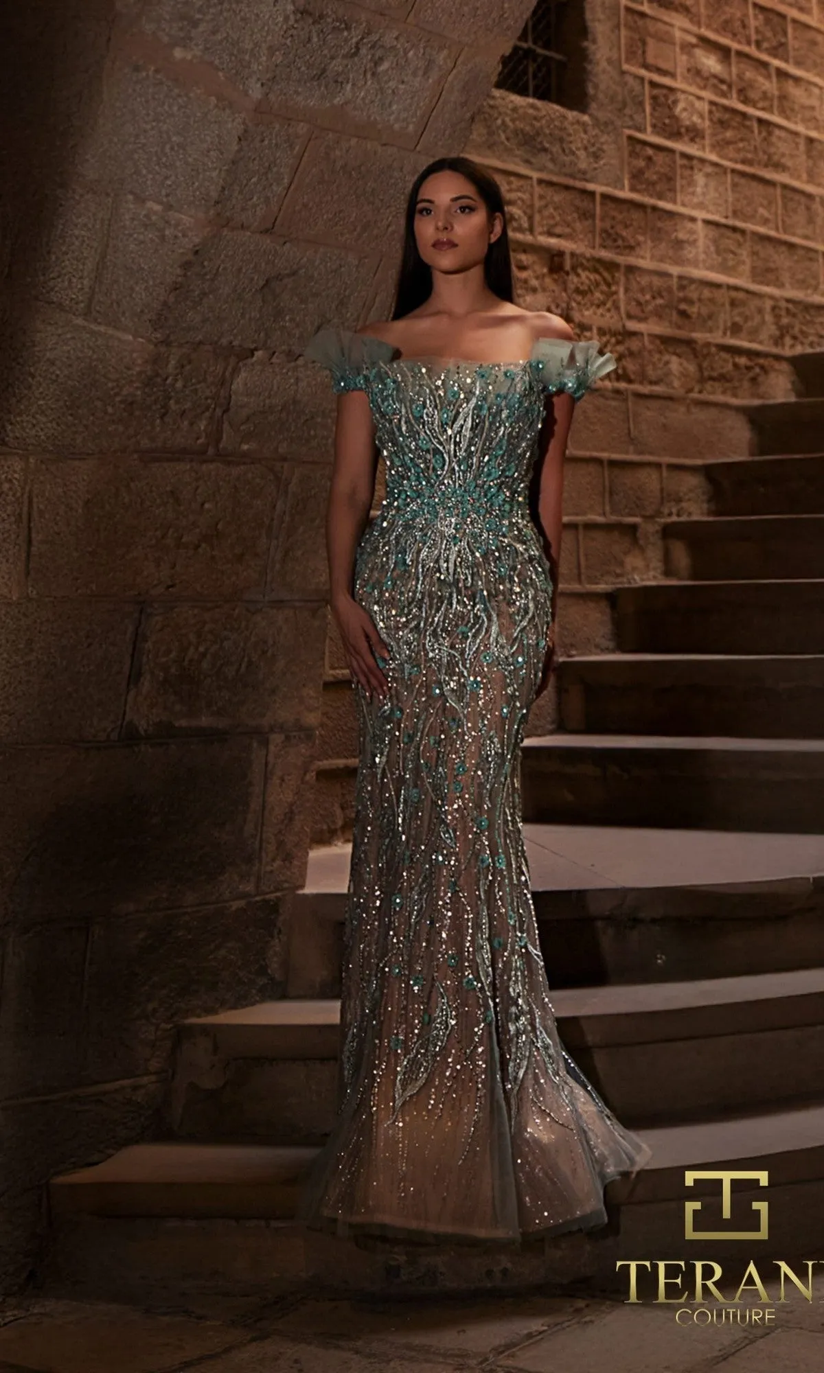 Long Formal Dress: Terani 261GL6373 sold by PromGirl