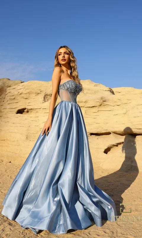 Long Formal Dress: Terani 261P6608 made by Terani Couture