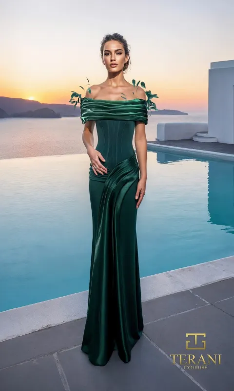 Long Formal Dress: Terani 261E6235 made by PromGirl