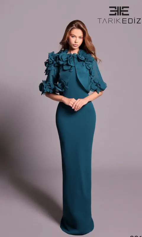 Long Formal Dress: Tarik Ediz 99134 made by Tarik Ediz