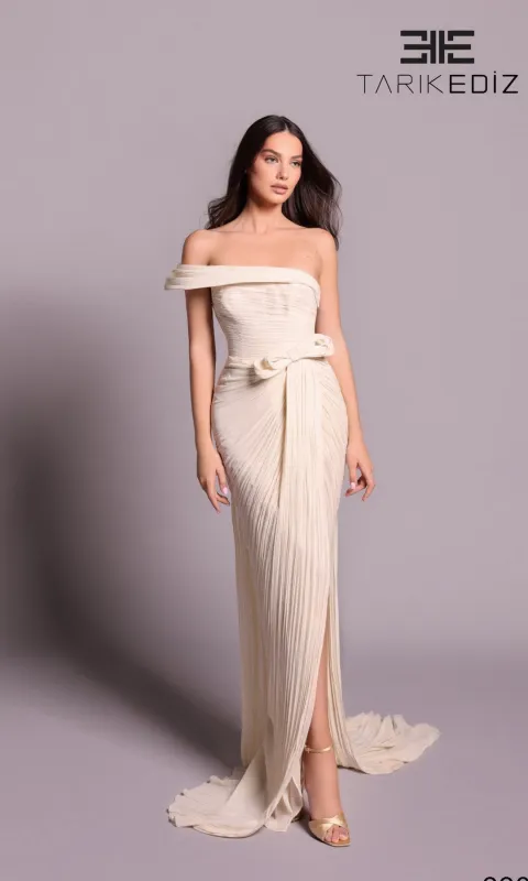 Long Formal Dress: Tarik Ediz 99095 made by Tarik Ediz