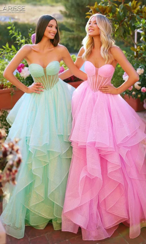 Prom Ball Gown: Clarisse Designs 62263 made by PromGirl