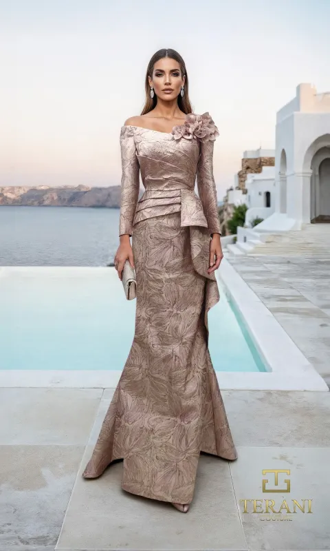 Long Formal Dress: Terani 261M6448 made by Terani Couture