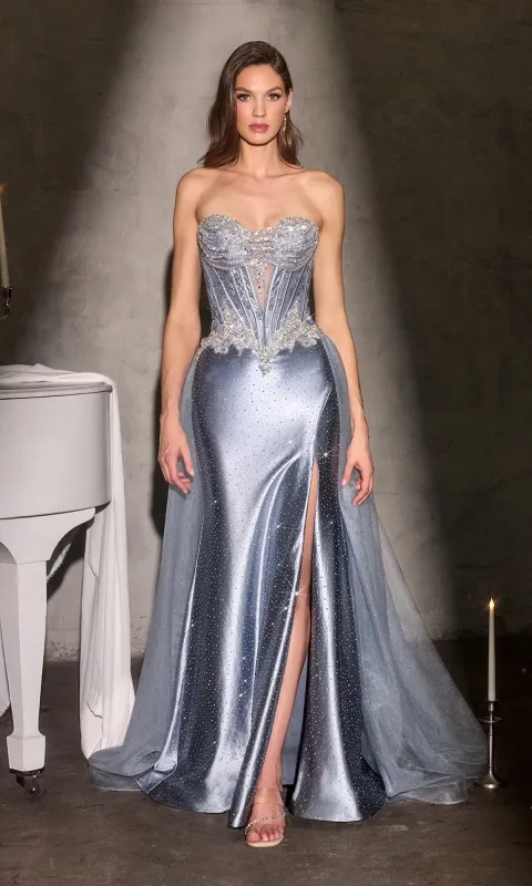 Long Prom Dress: Ladivine CM392 made by PromGirl