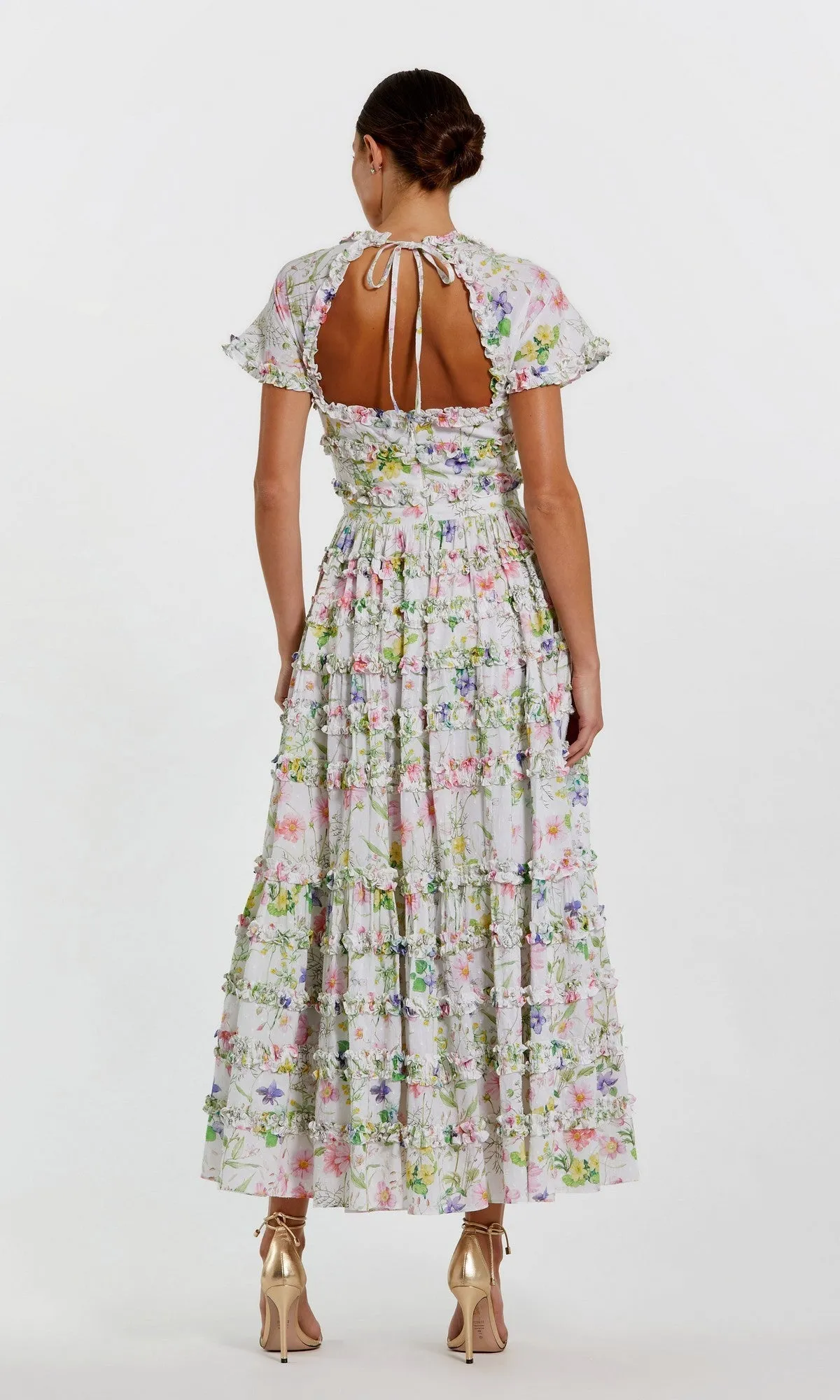 Midi Wedding Guest Dress: Mac Duggal 8079 sold by PromGirl product image thumbnail 2