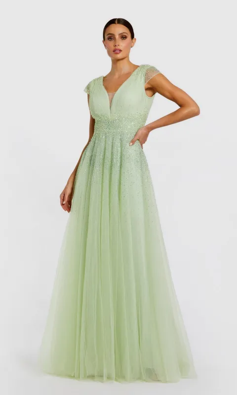 Long Formal Dress: Mac Duggal 37018 made by PromGirl