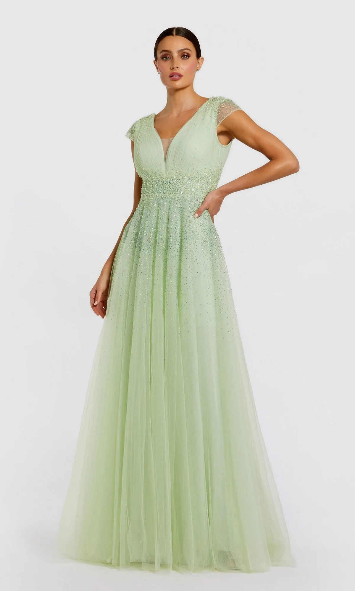 Long Formal Dress: Mac Duggal 37018 sold by PromGirl