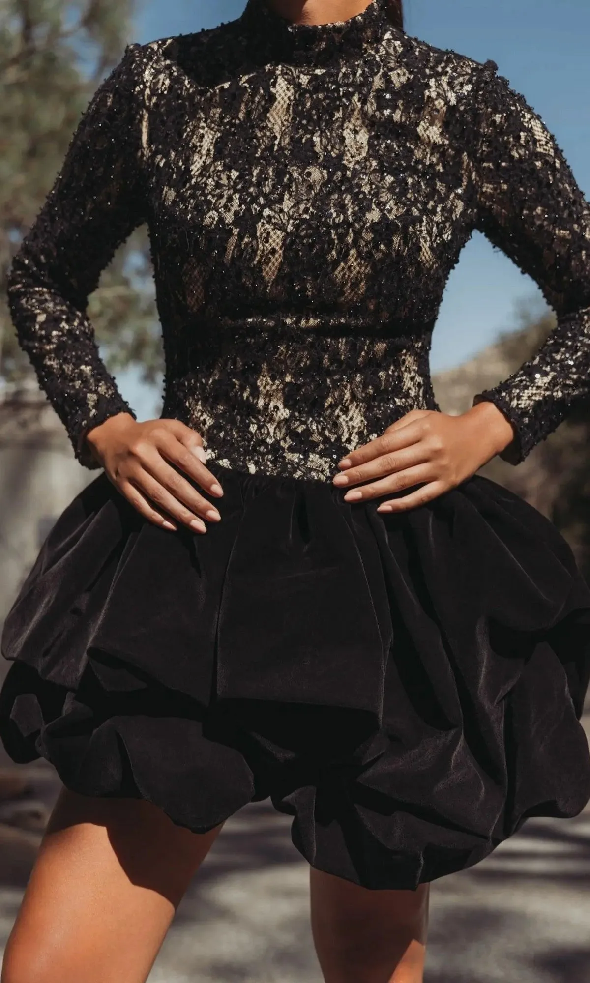 Short Black Semi-Formal Dress: Mac Duggal 21175 sold by PromGirl product image thumbnail 3