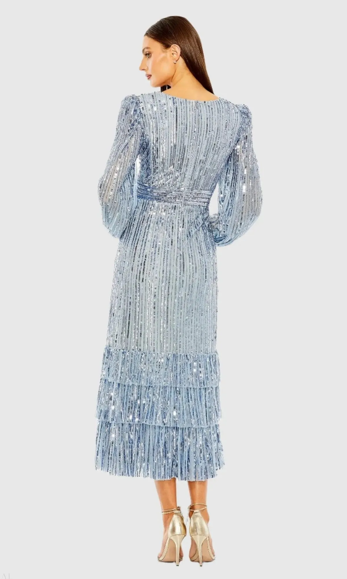 Midi Semi-Formal Dress: Mac Duggal 23006 sold by PromGirl product image thumbnail 2