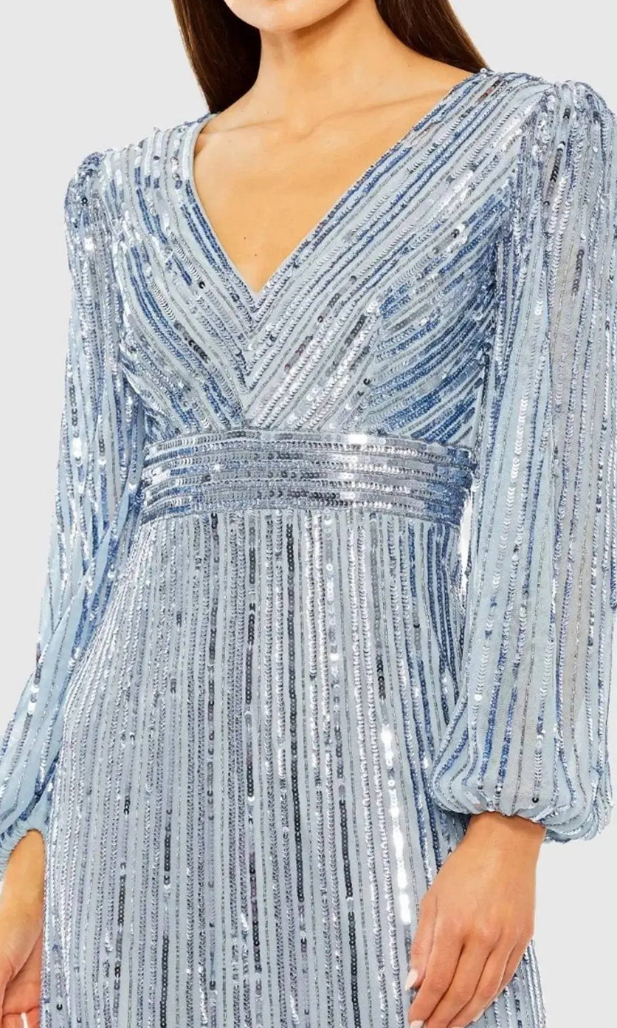 Midi Semi-Formal Dress: Mac Duggal 23006 sold by PromGirl product image thumbnail 3