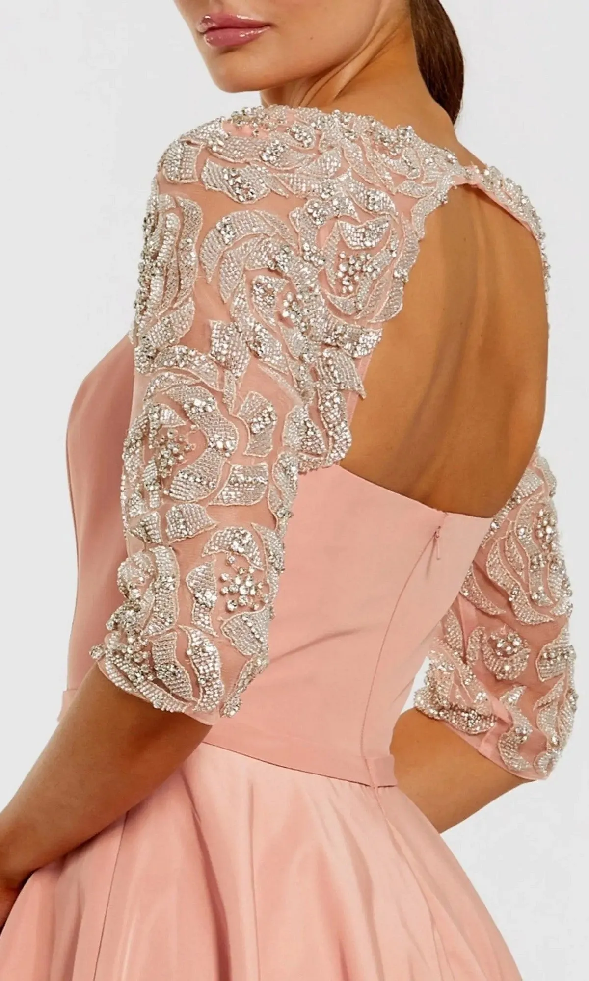 Semi-Formal Midi Party Dress: Mac Duggal 2320 sold by PromGirl product image thumbnail 3