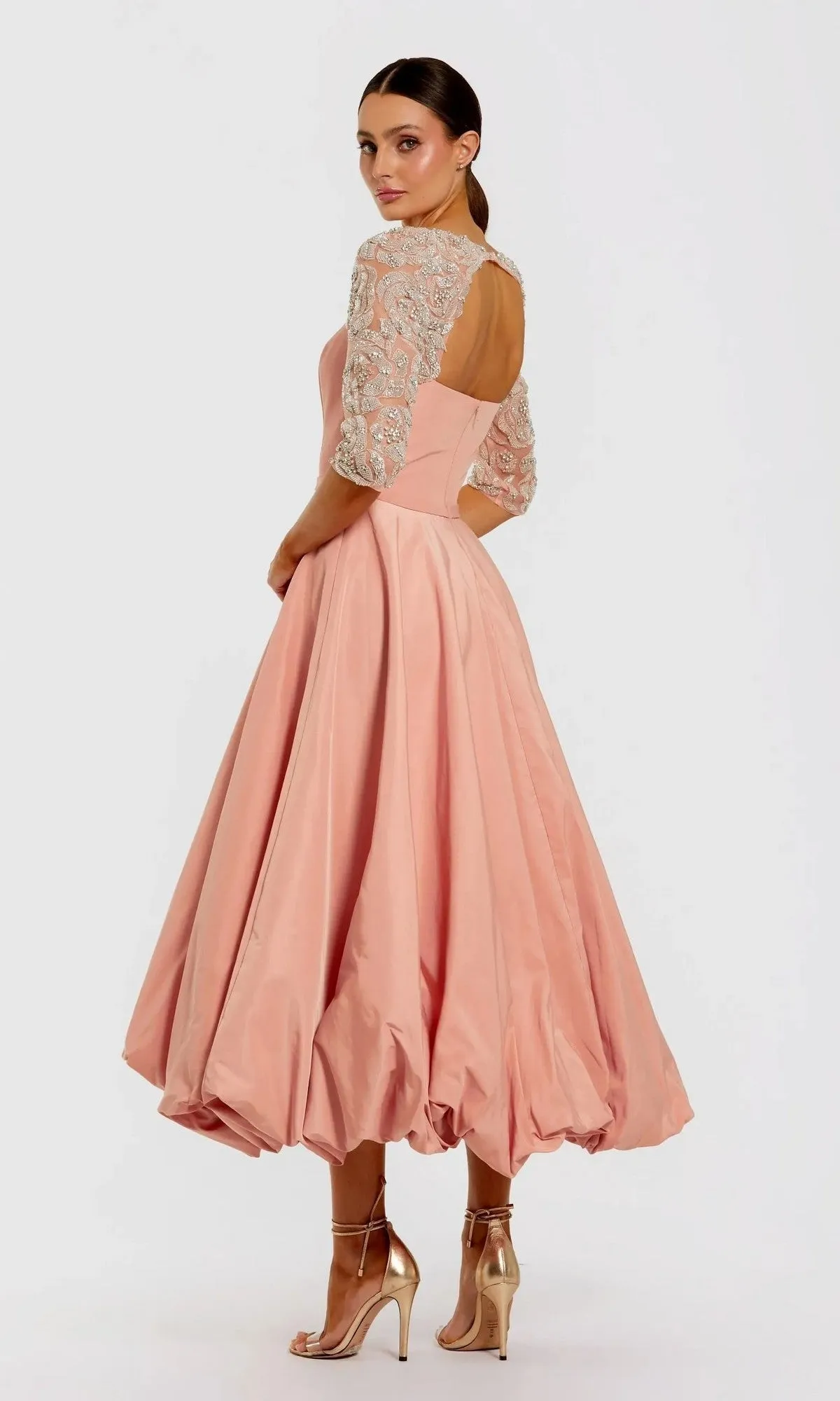 Semi-Formal Midi Party Dress: Mac Duggal 2320 sold by PromGirl product image thumbnail 2