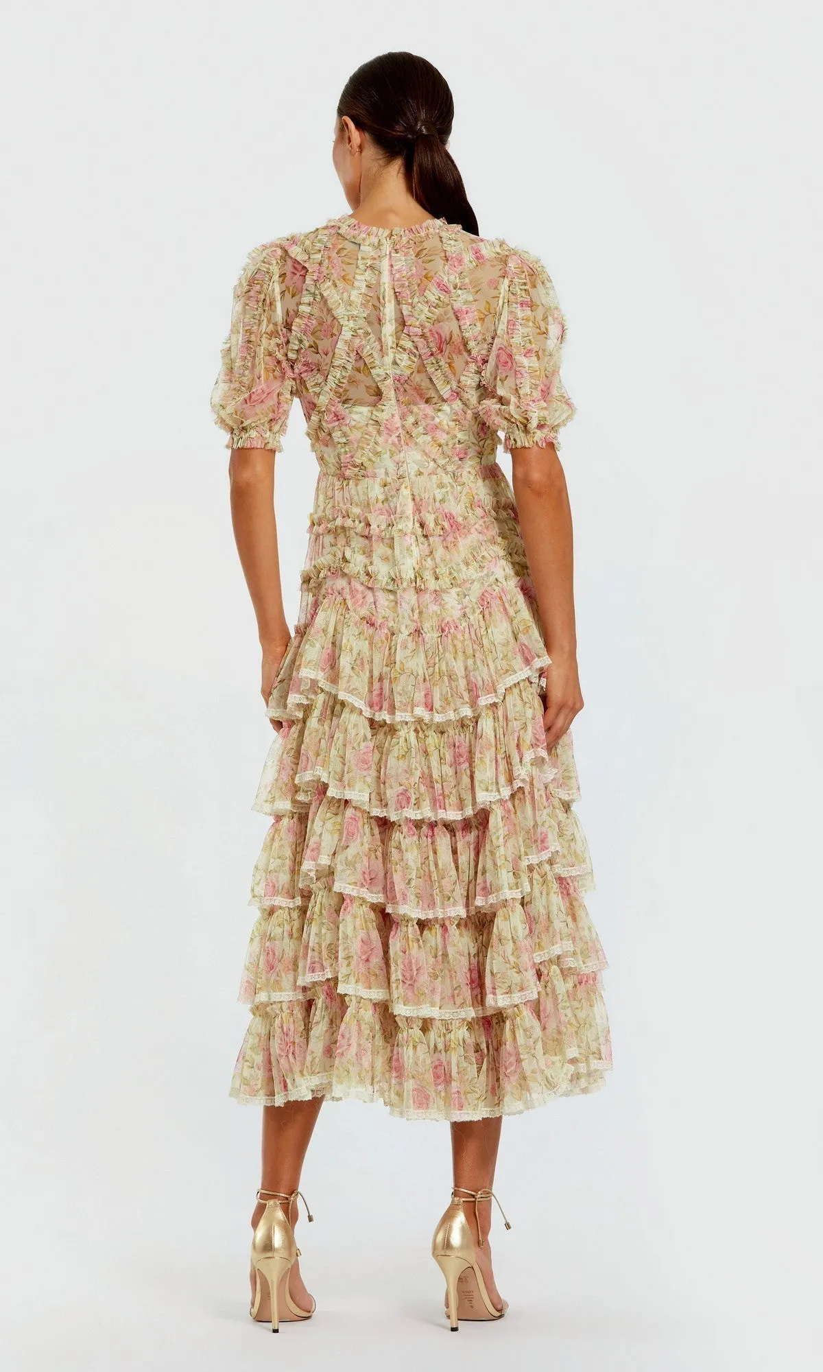 Midi Wedding Guest Dress: Mac Duggal 8295 sold by PromGirl product image thumbnail 2