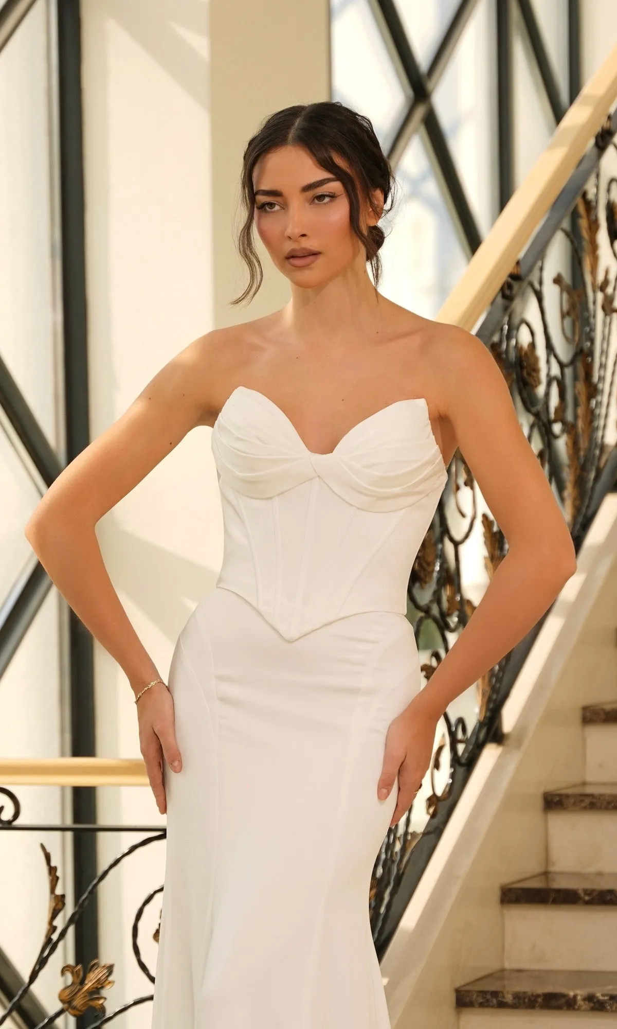 Contemporary Wedding Dress: Tina Holly TE709 sold by PromGirl product image thumbnail 3