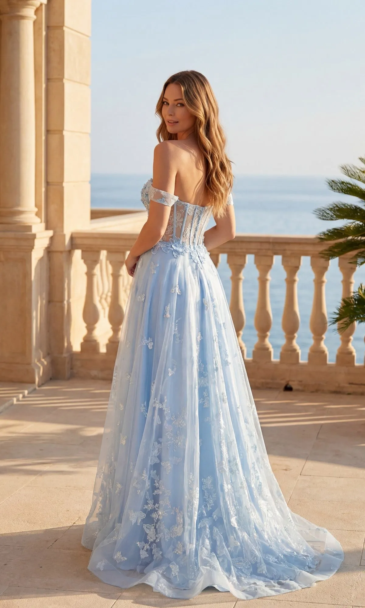 Long Prom Dress: Chicas C822 sold by PromGirl product image thumbnail 2