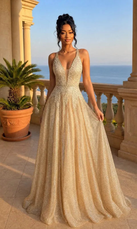 Long Prom Dress: Chicas C2425 made by PromGirl