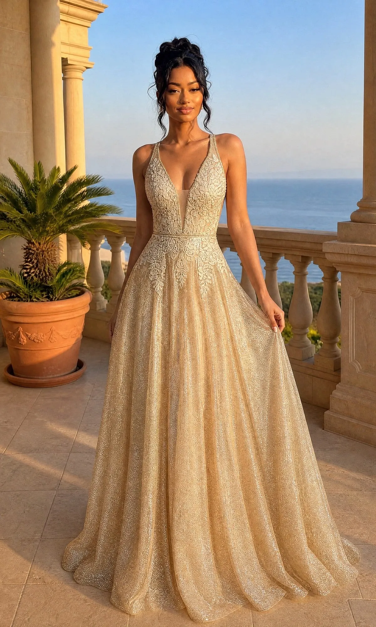 Long Prom Dress: Chicas C2425 sold by PromGirl