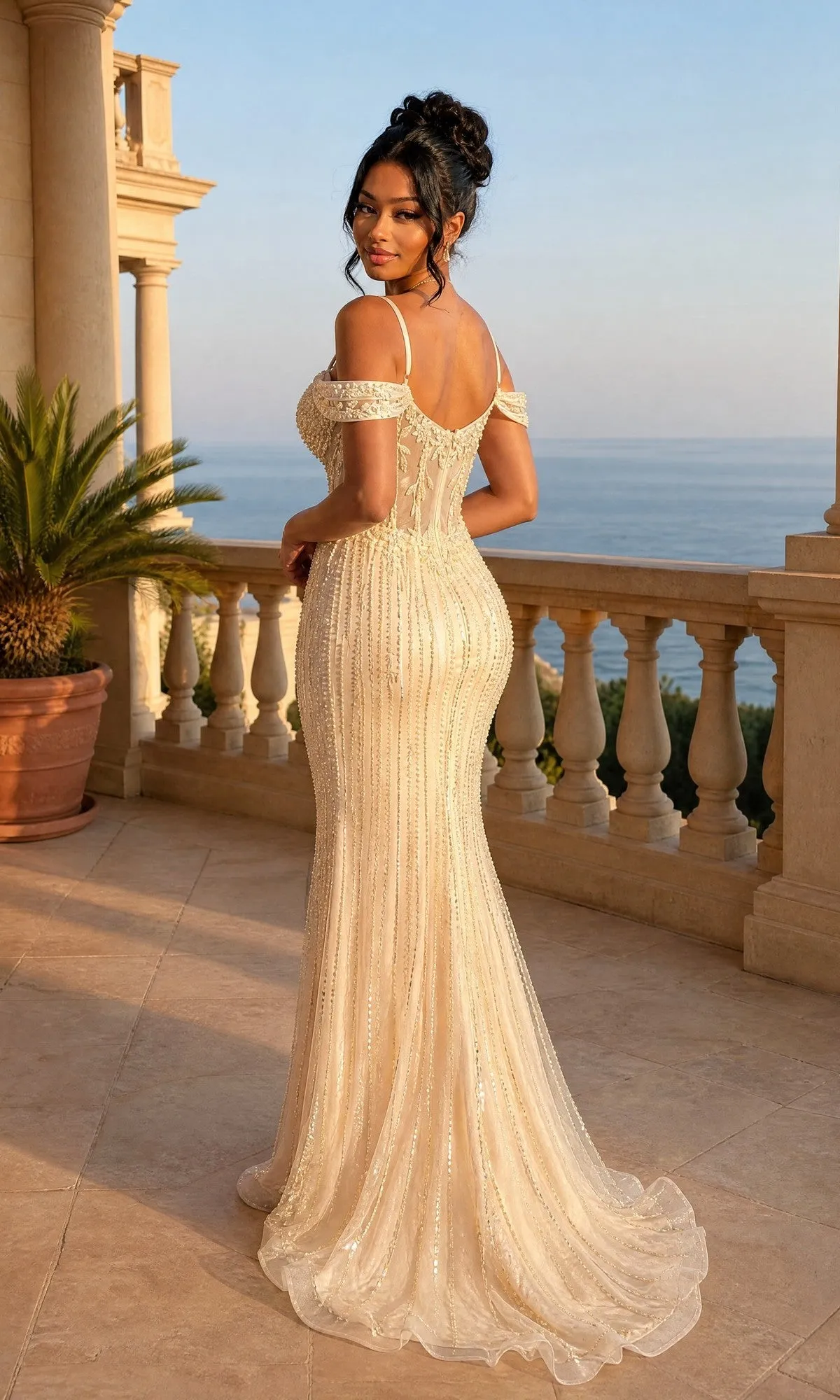 Long Prom Dress: Chicas YG5039 sold by PromGirl product image thumbnail 2