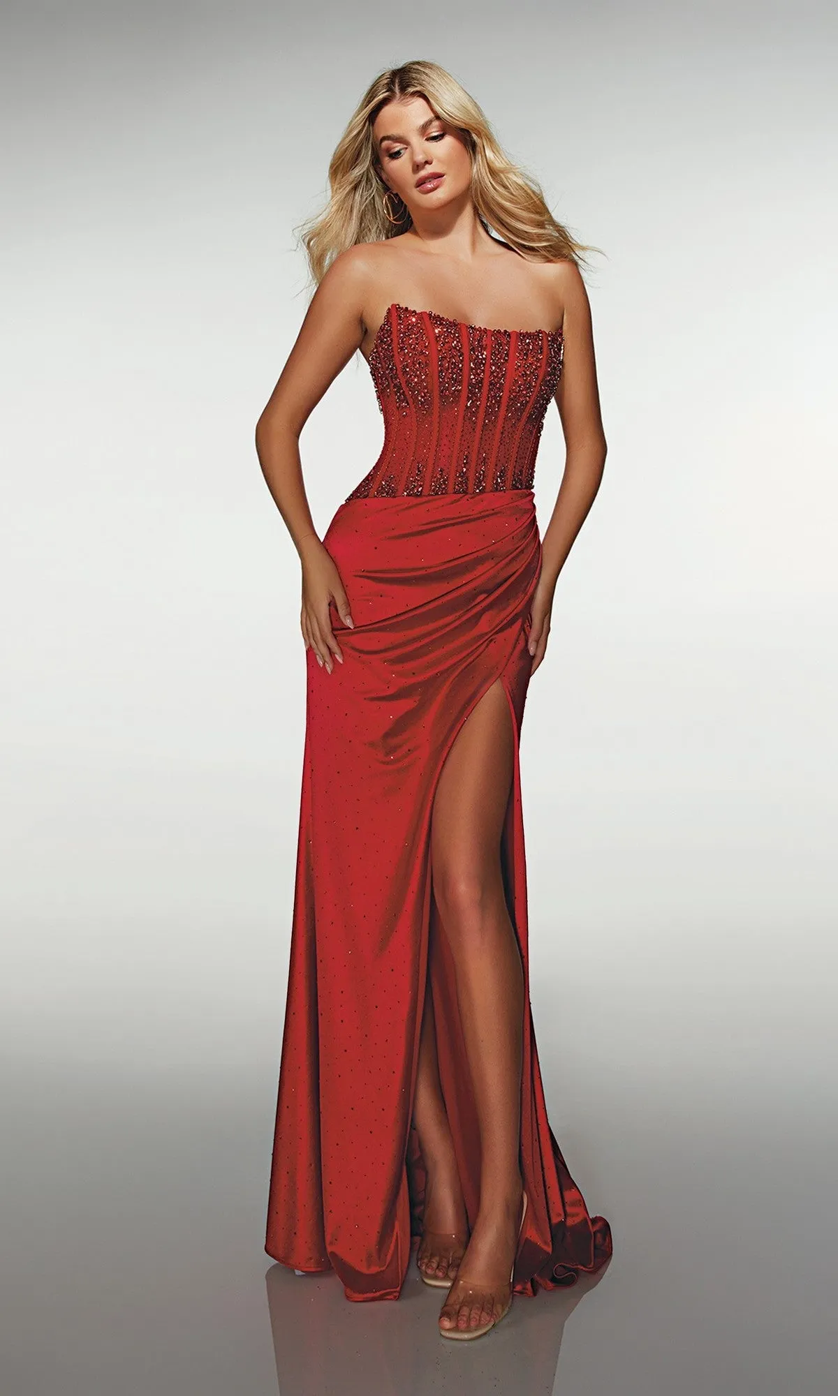 Long Formal Dress: Alyce 62147 sold by PromGirl