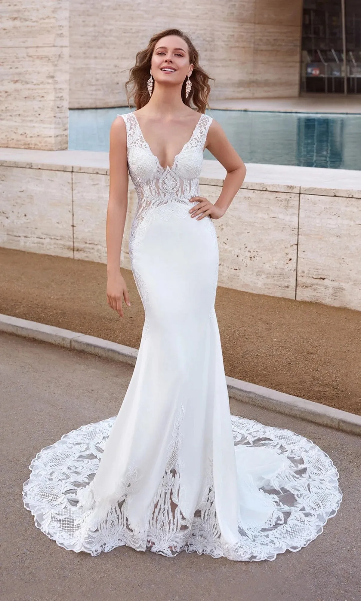 Long Formal Dress: Alyce 5065 sold by PromGirl