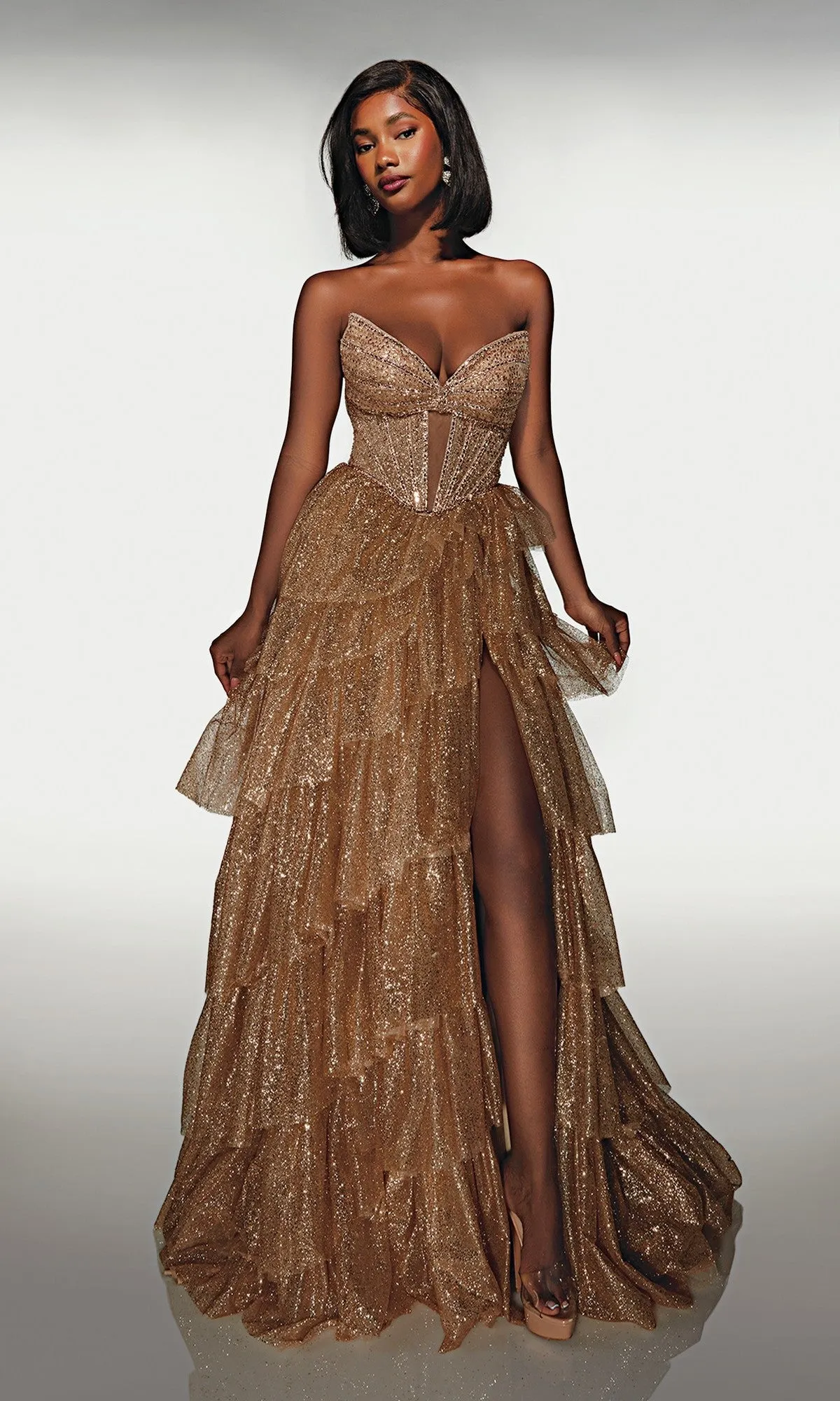 Long Formal Dress: Alyce 62144 sold by PromGirl product image thumbnail 3
