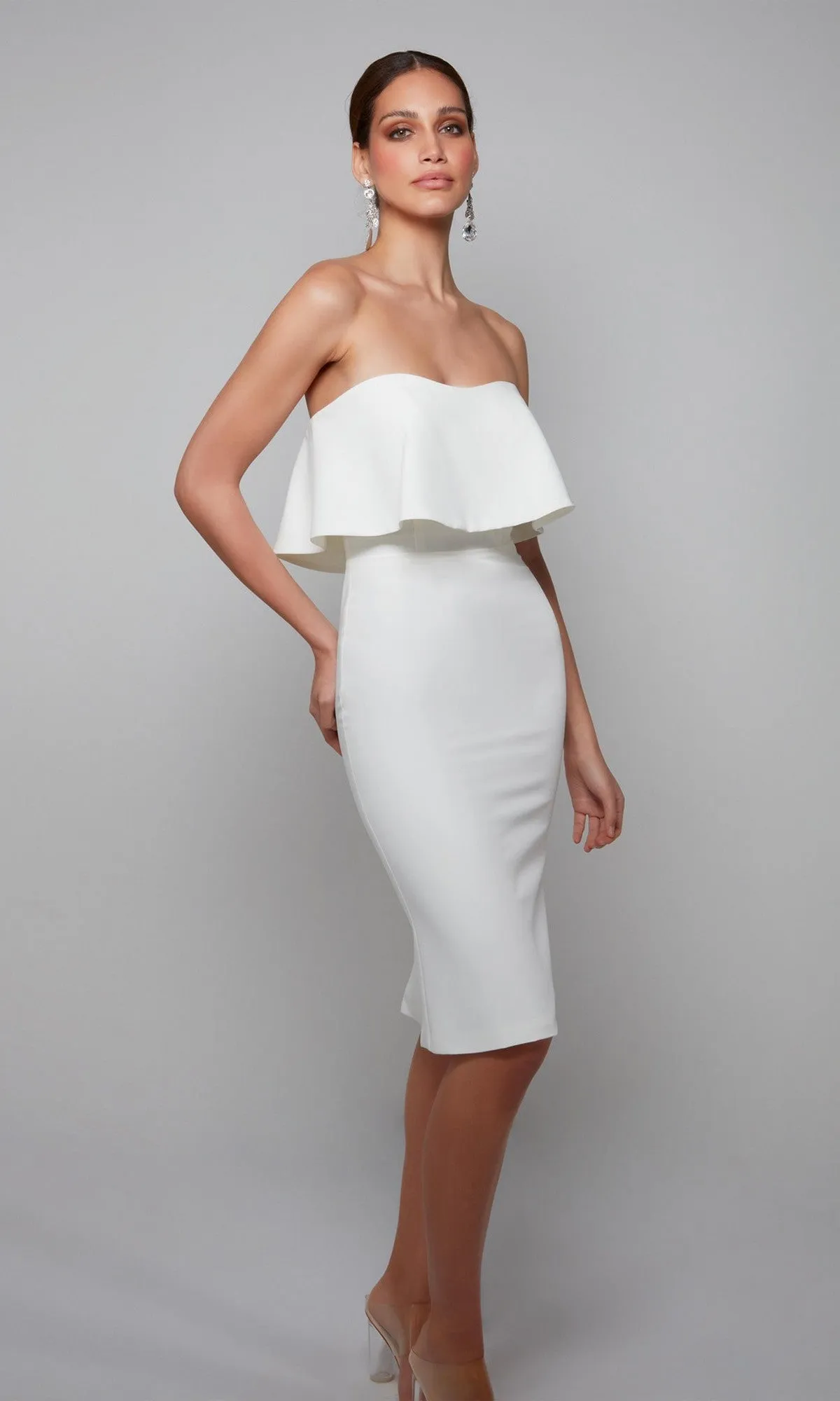 Knee Length Semi-Formal Dress: Alyce 70002 sold by PromGirl product image thumbnail 5