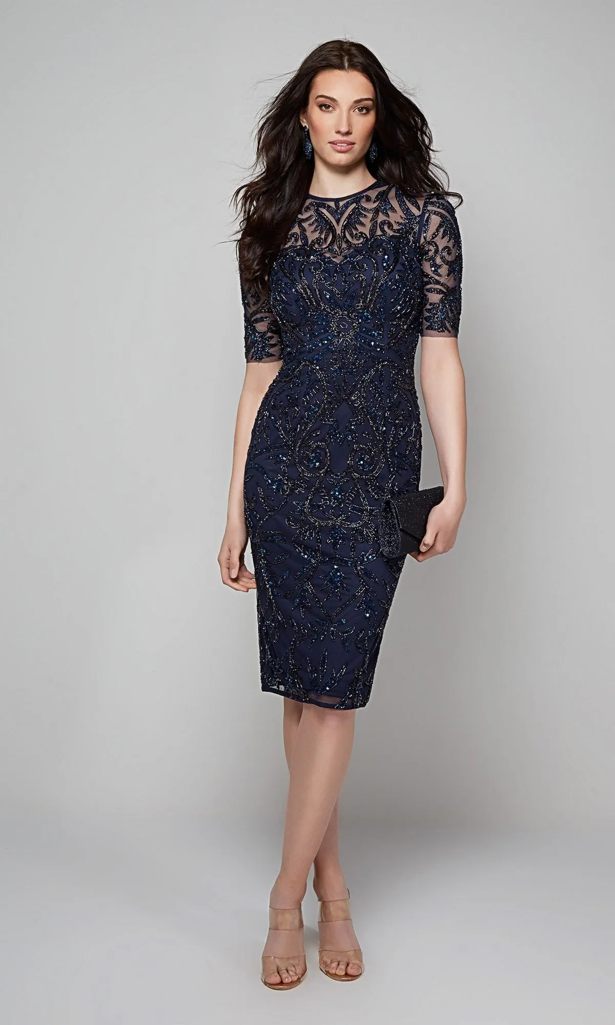 Knee Length Semi-Formal Dress: Alyce 27583 sold by PromGirl product image thumbnail 3