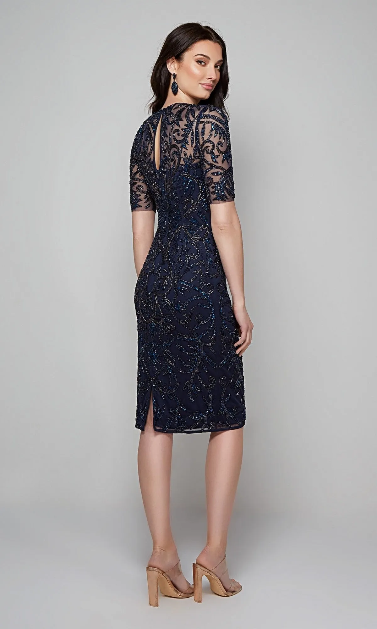 Knee Length Semi-Formal Dress: Alyce 27583 sold by PromGirl product image thumbnail 2