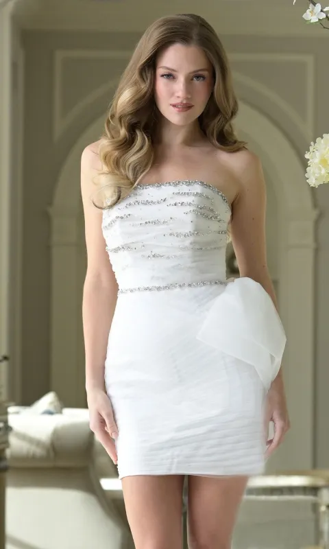 Short Homecoming Dress: Colors Dress 3944 made by PromGirl