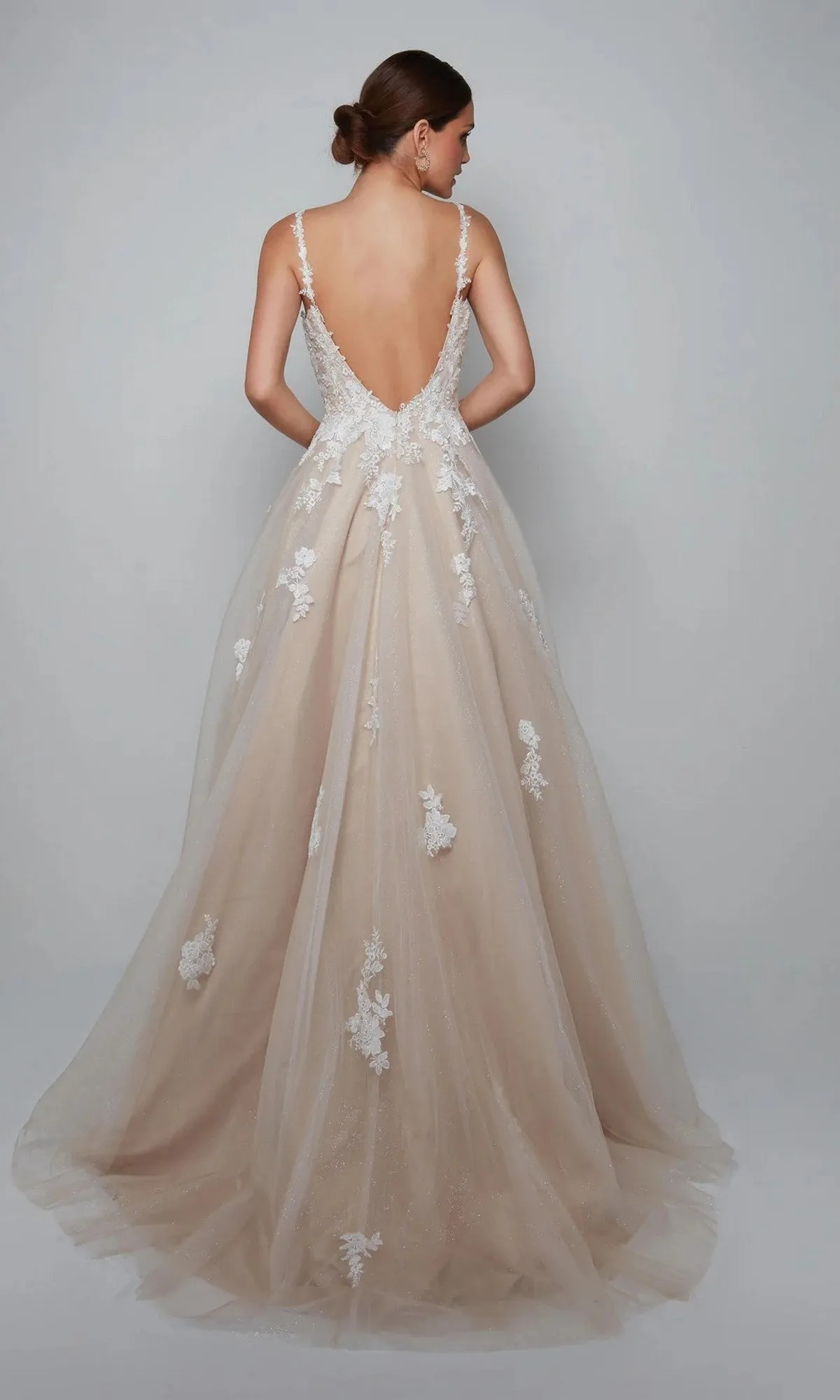 Long White Dress: Alyce 7084 sold by PromGirl product image thumbnail 4