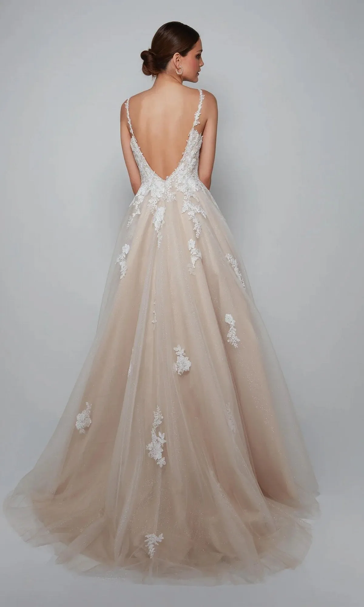 Long White Dress: Alyce 7084 sold by PromGirl product image thumbnail 2